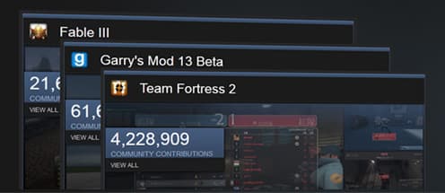 独立游戏中心动态展示界面