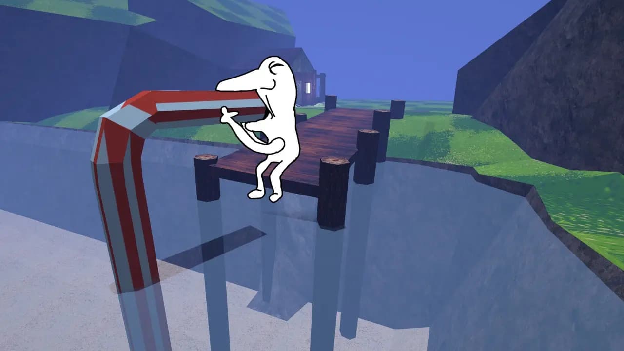 《Sip Fisher》游戏画面:湖泊垂钓资源博弈场景