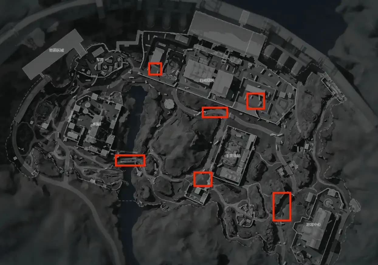 三角洲行动大坝区空投高频刷新点位地图详解