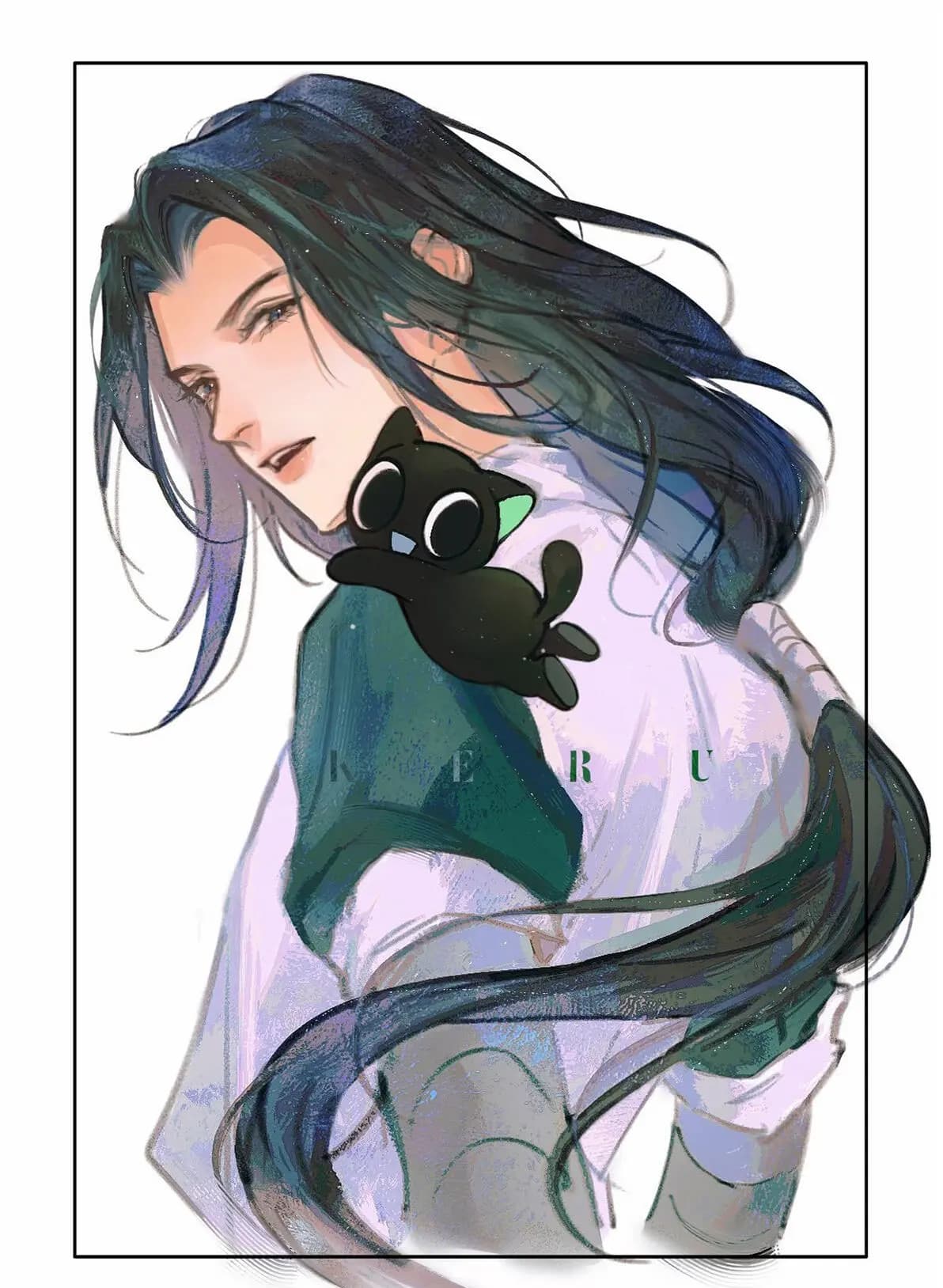 罗小黑同人《来》第二十五章场景配图