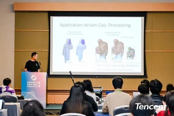 Wu Kui and Zheng Zhongtian on differentiable rendering hair extraction at SIGGRAPH Asia 2025