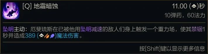 厄斐琉斯坠明Q技能演示图