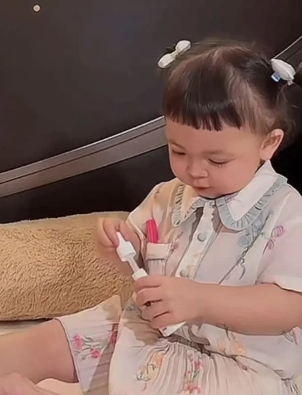 Mei Preramya提到孩子睡眠情况的配图