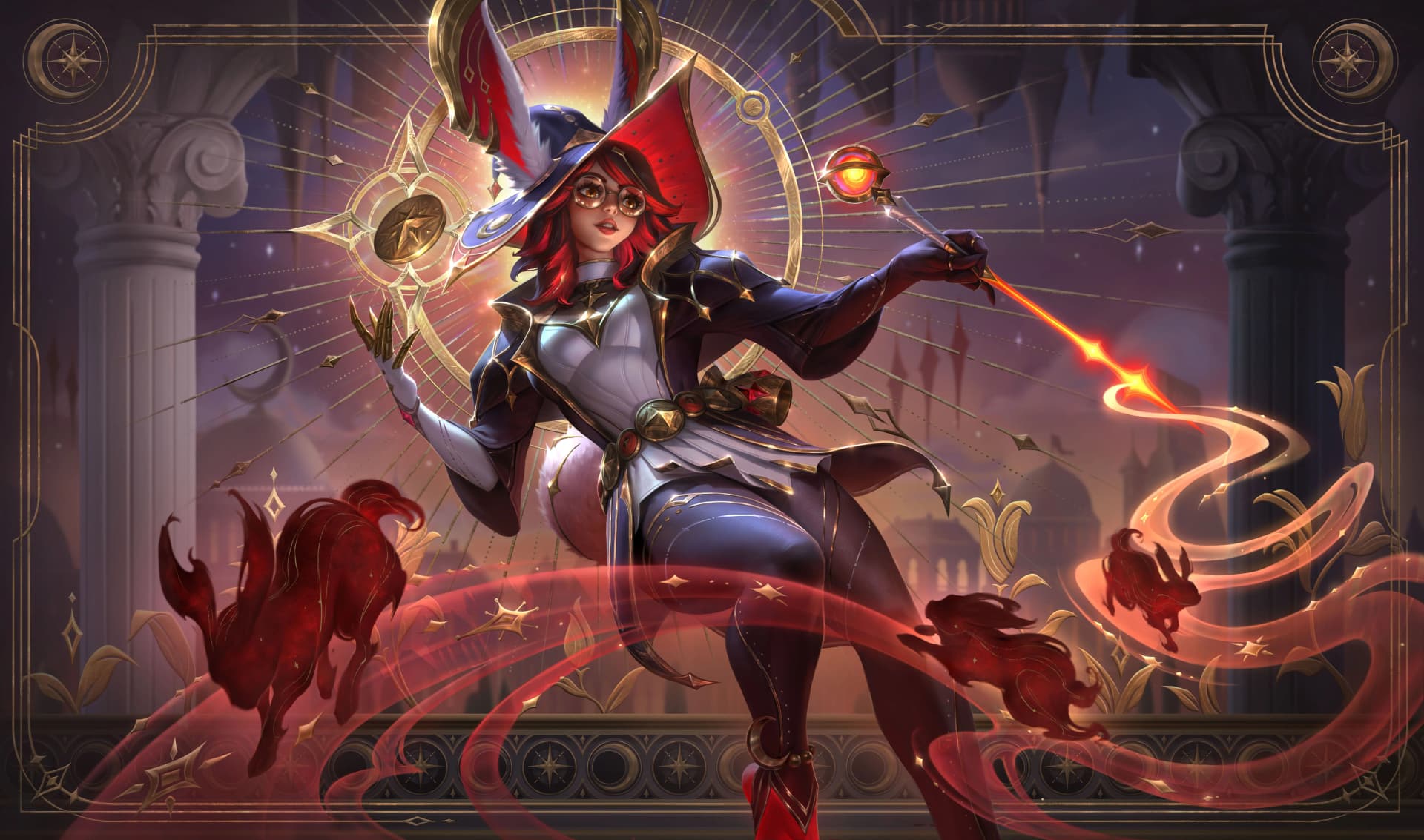 英雄联盟慧理之贤阿萝拉皮肤展示