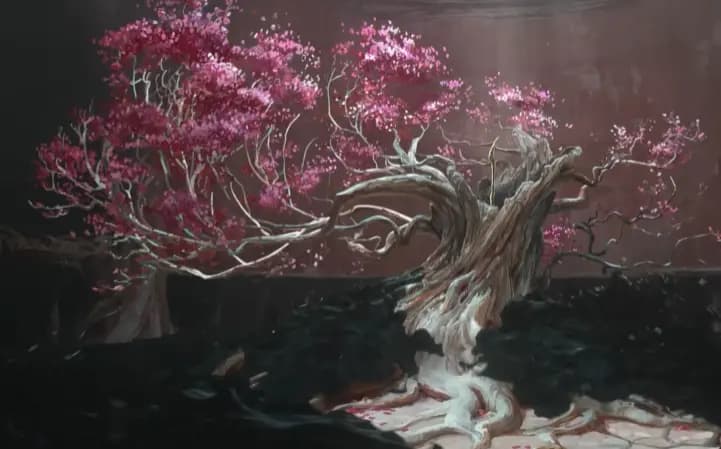 《终末之始》动画中德玛西亚被暗裔侵蚀的场景