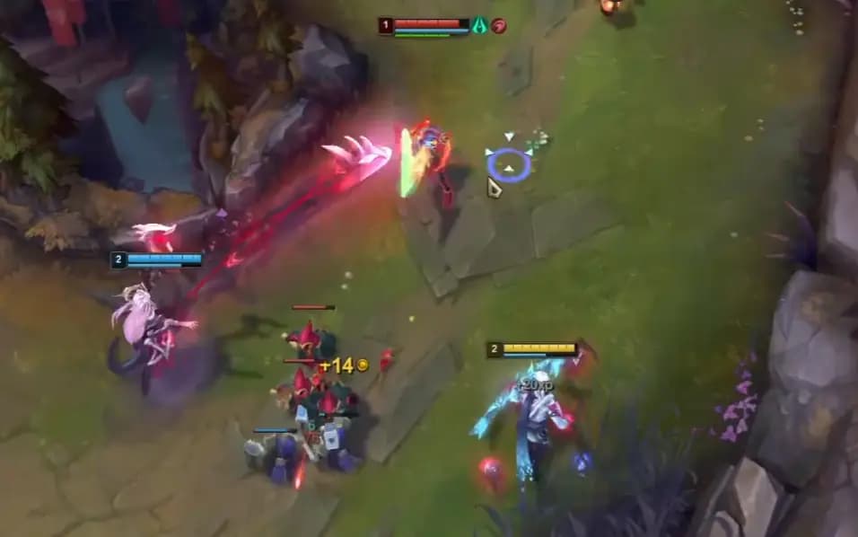 ADC短手打长手对线换血技巧示意图