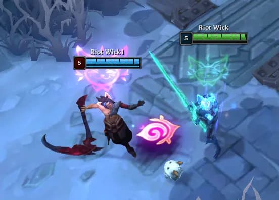 海克斯大乱斗强化符文'小猫咪找妈妈'效果说明图