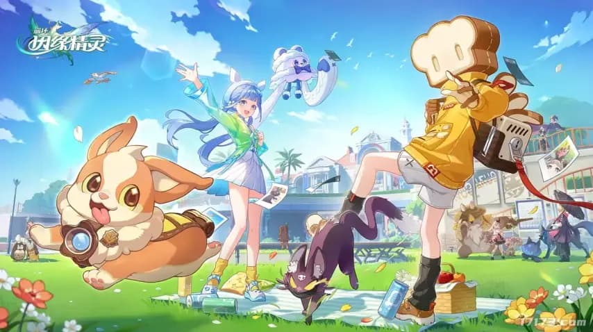 米哈游《崩坏:因缘精灵》捉宠自走棋实机演示视频,二次元开放世界互动画面