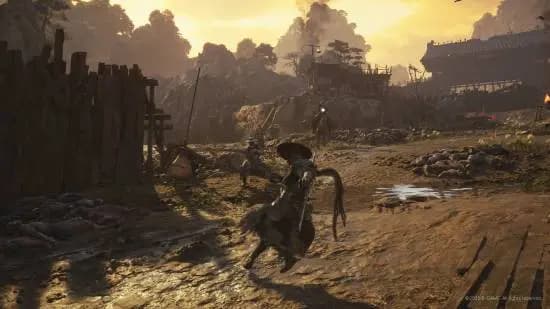 《影之刃零》充满武侠氛围感的战斗场景截图