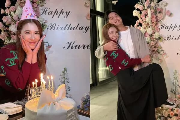 小祯41岁生日男友Alan惊喜现身广州庆生现场