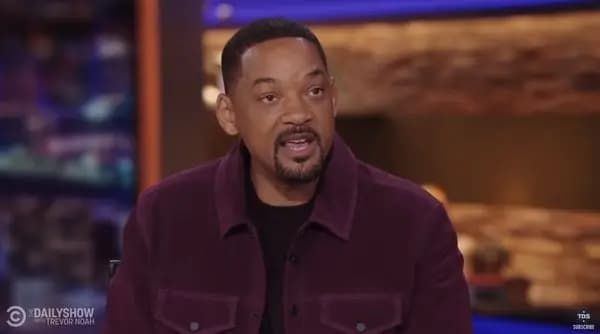 威尔史密斯出席《The Daily Show with Trevor Noah》的画面截图