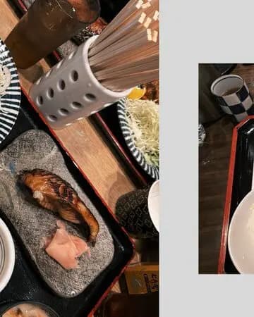 焦凡凡享用的丰盛明太子早餐,餐点种类多样,营养搭配均衡