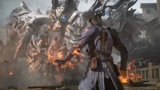 《逆神者》游戏视觉效果截图,呈现电影级东方奇幻场景