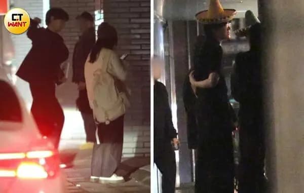 小玉先到录音室酒吧,凌晨三点多又转场另一家酒吧续摊的画面